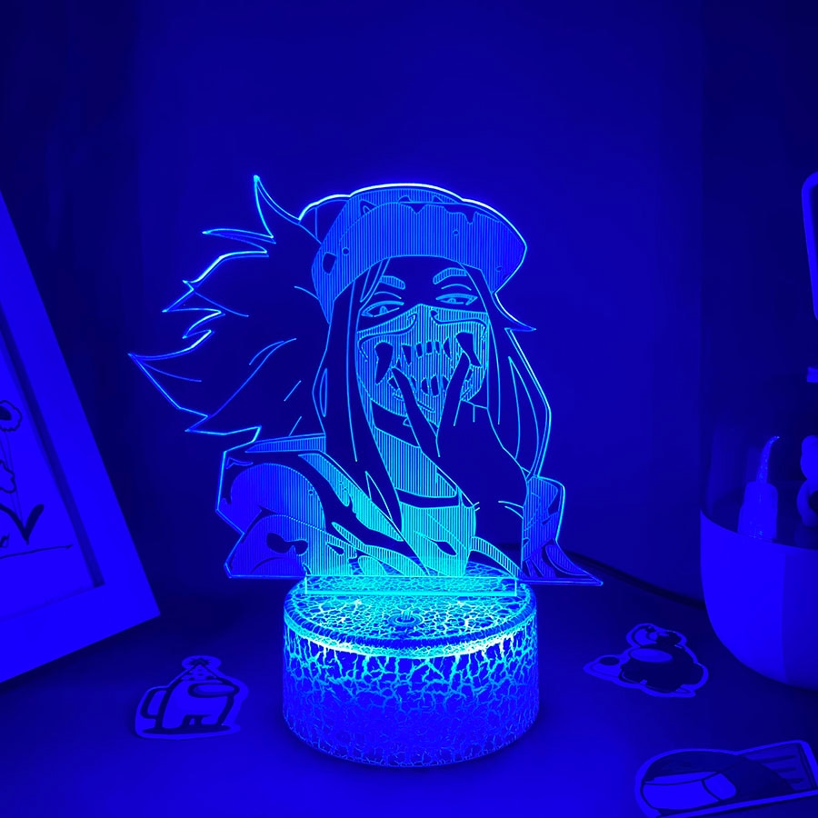 LOL League of Legends لعبة الشكل Akali Rogue Assassin Lava Lamps