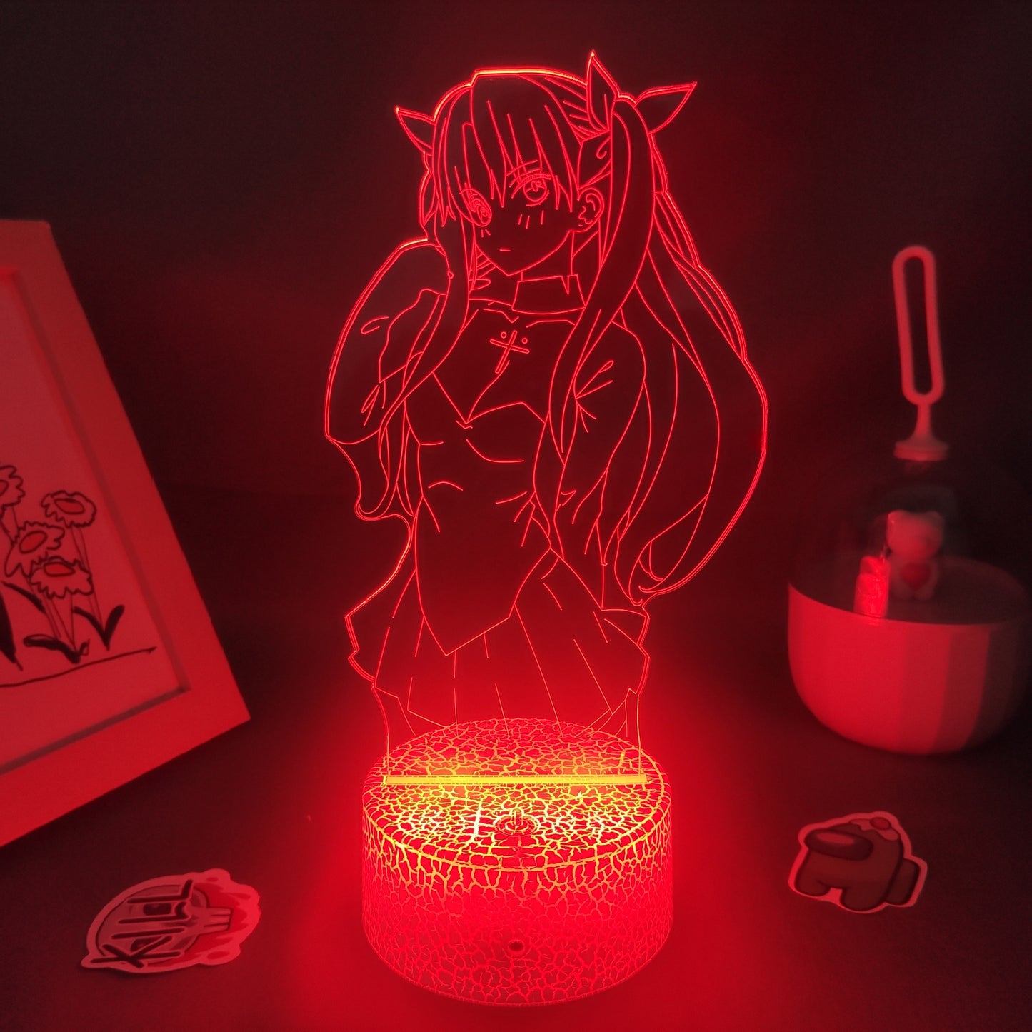 Tohsaka Rin Fate Stay 3D Lava Lamps