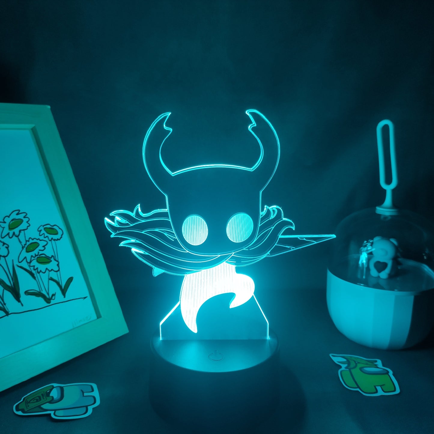 Hollow Knight 3D Neon Night Lights