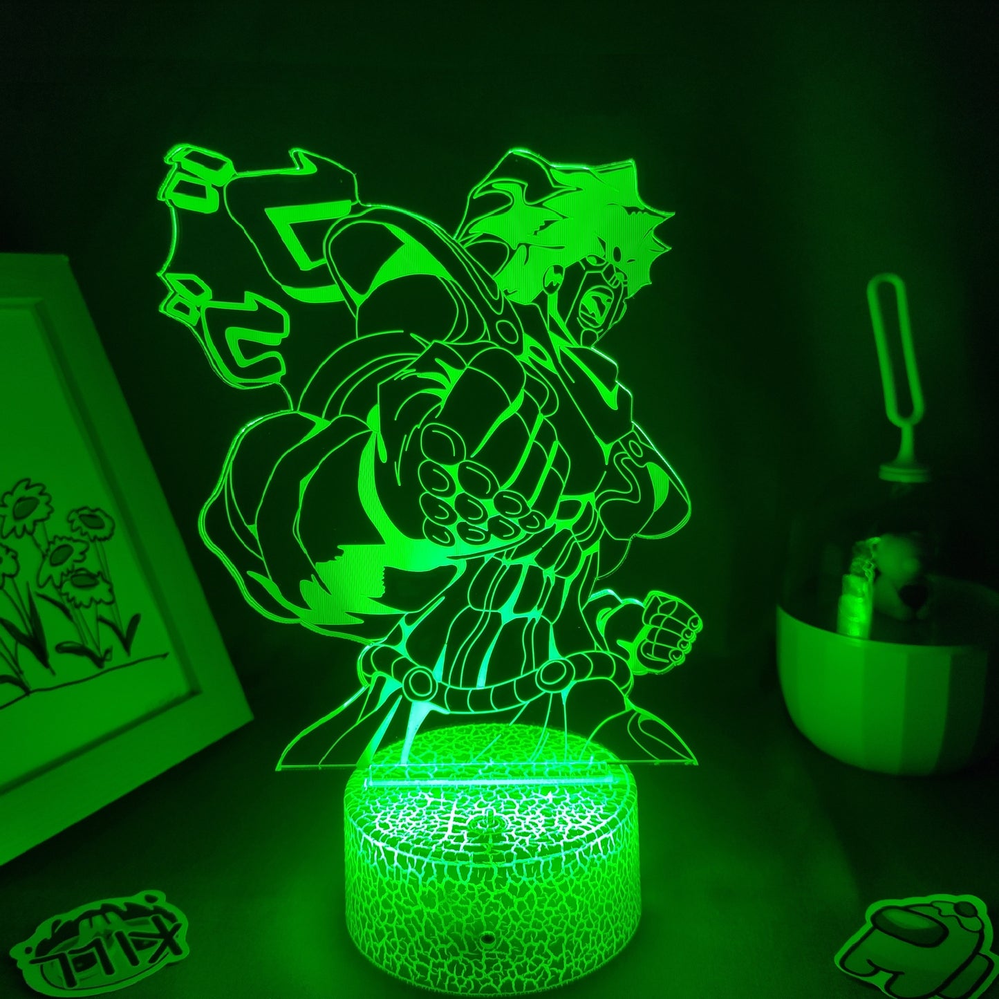 JoJos Bizarre Adventure Jonathan Joestar 3D Lava Lamp