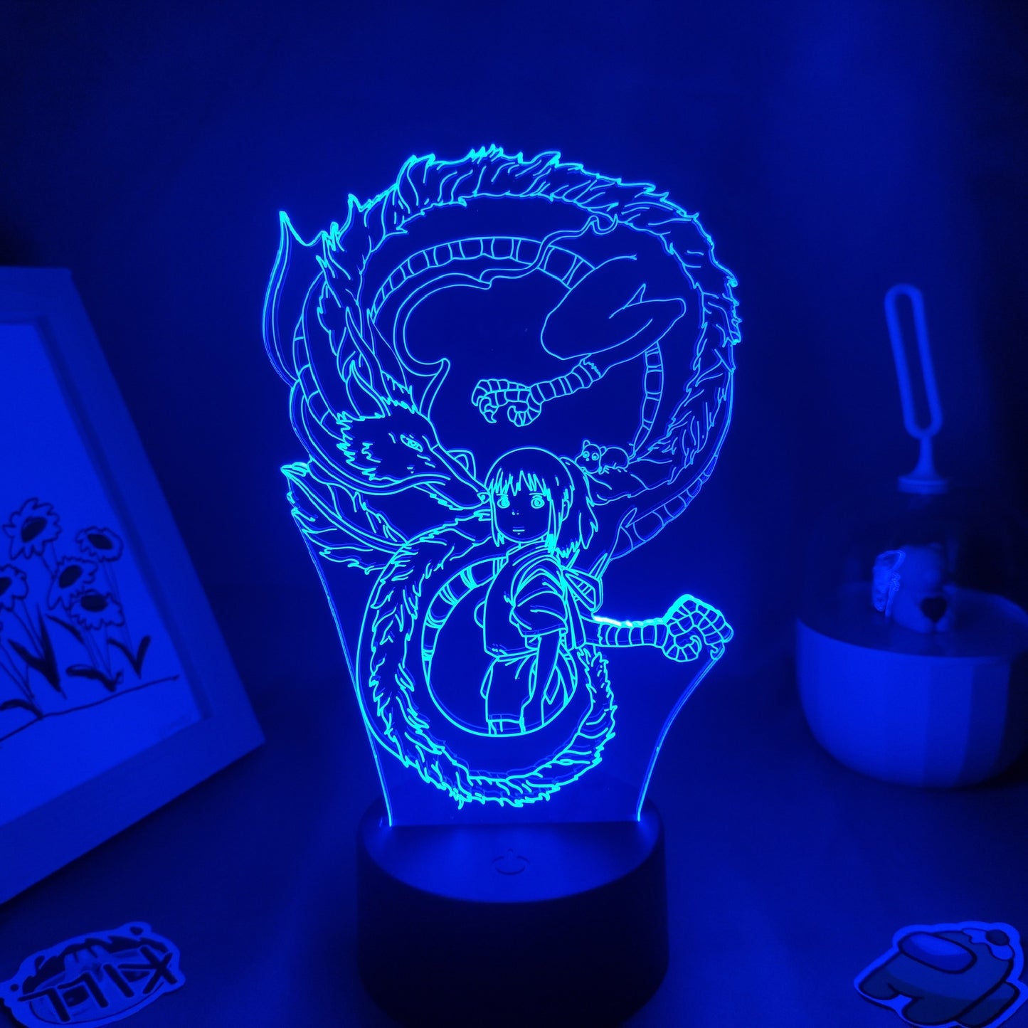 Spirited Away White Dragon Led Neon Night Lights