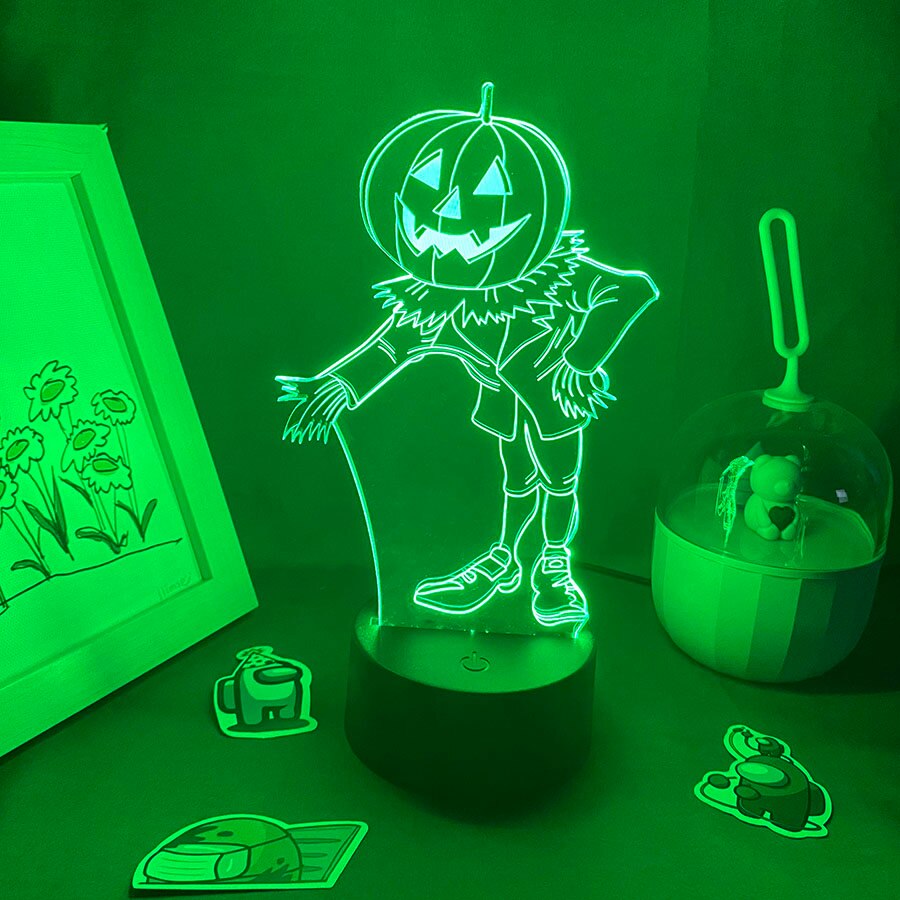 Halloween 3D Pumpkin LED Lava Lamp