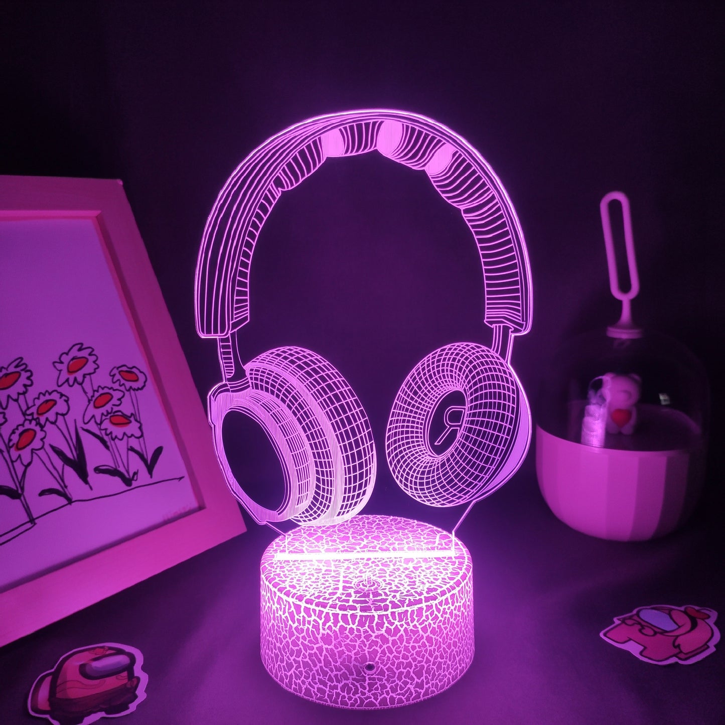 Earphone 3D Lava Lamp