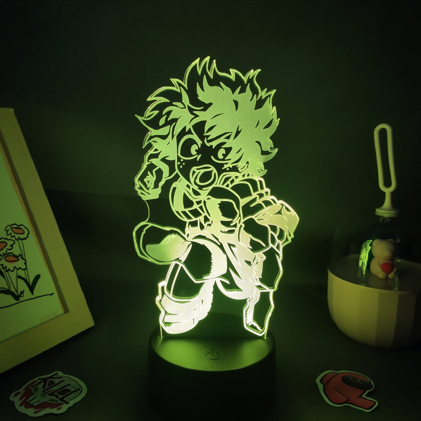 أضواء ليلية LED من Midoriya Izuku USB RGB