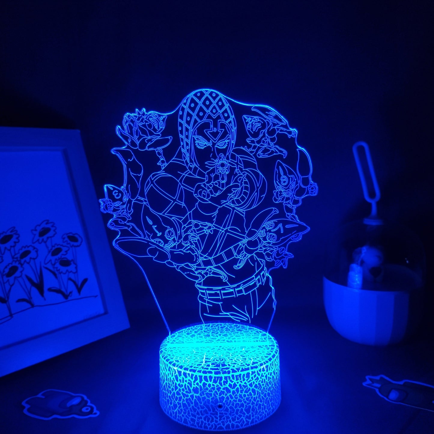 JoJos Bizarre Adventure Figure 3D Led Lamps