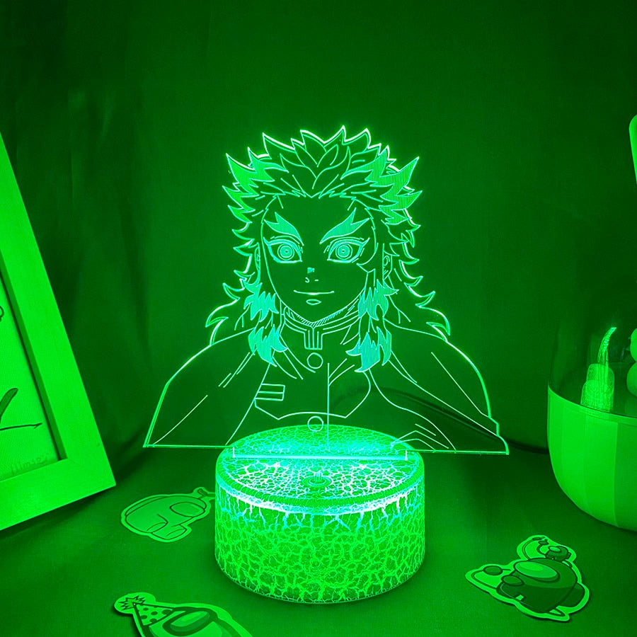 Demon Slayer Figure Kyojuro Rengoku 3D Lamp