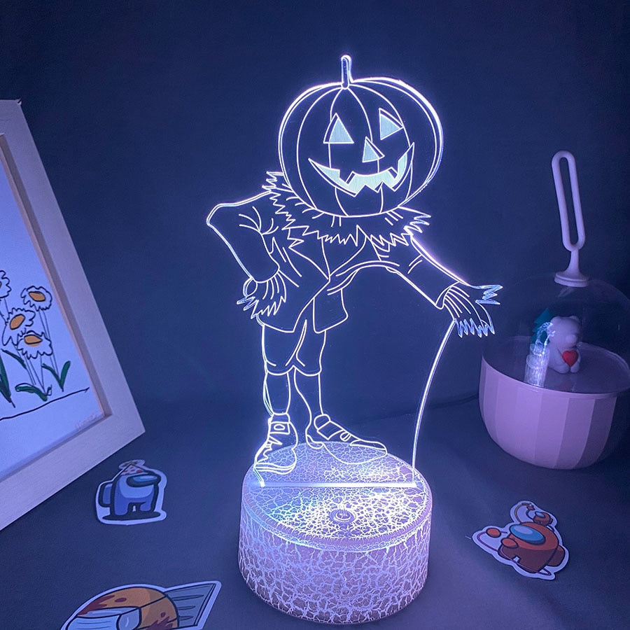 Halloween 3D Pumpkin LED Lava Lamp