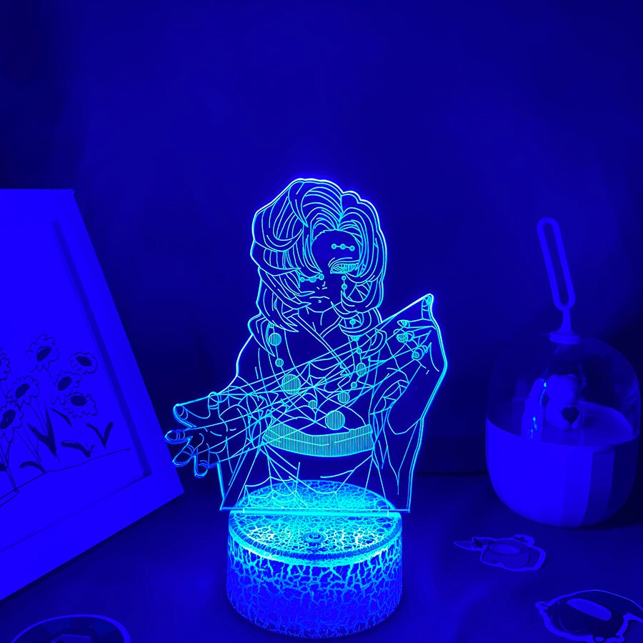 Demon Slayer Figure Spider Demon Rui 3D Lamp