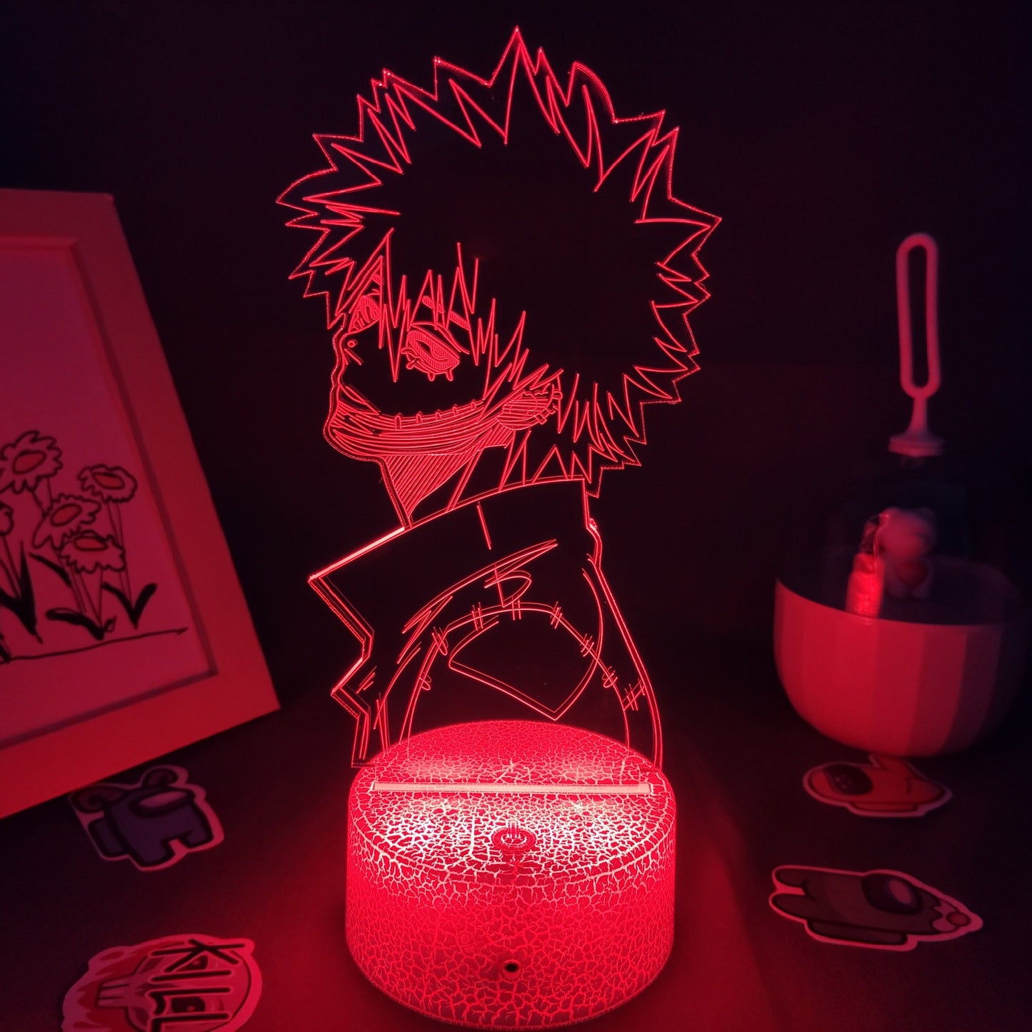 Figure Dabi My Hero 3D Led Night Lights