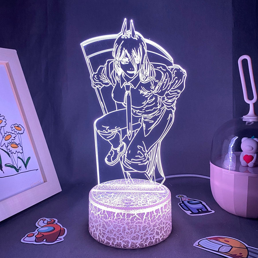 Chainsaw Man Figure Power Lava Lamp