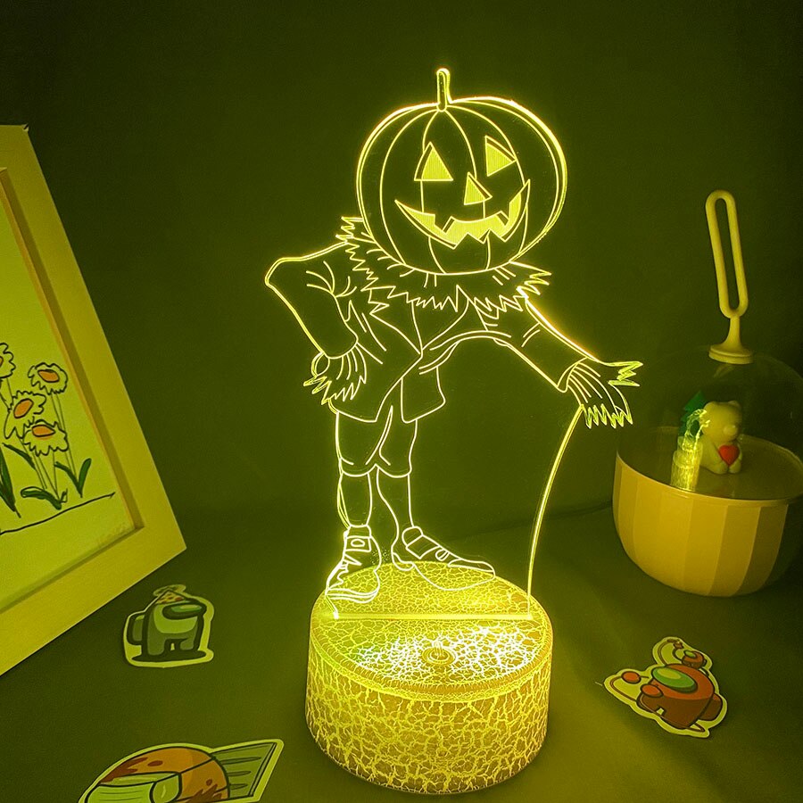 Halloween 3D Pumpkin LED Lava Lamp