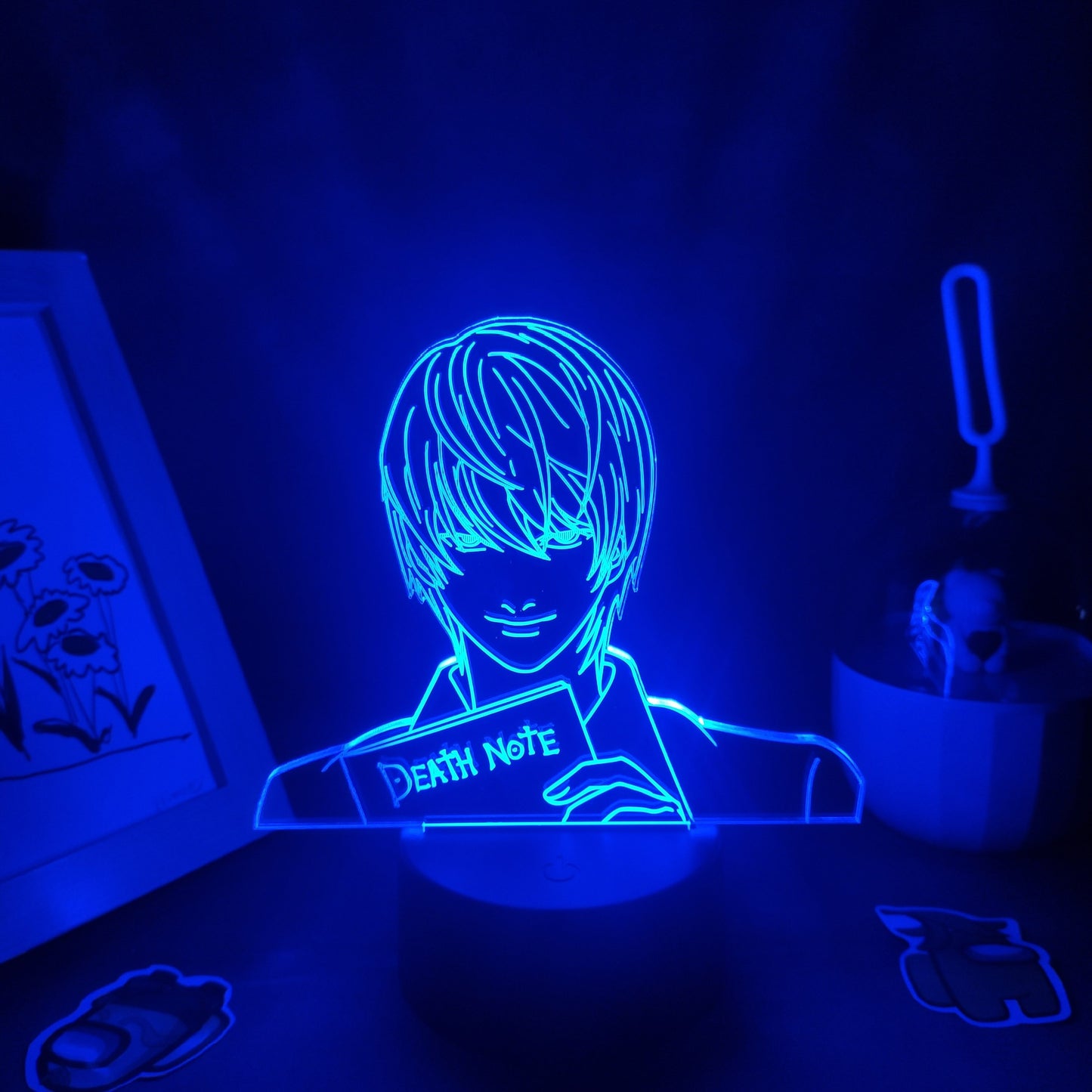 Death Note Yagami Light 3D Led Lamps Night Lights