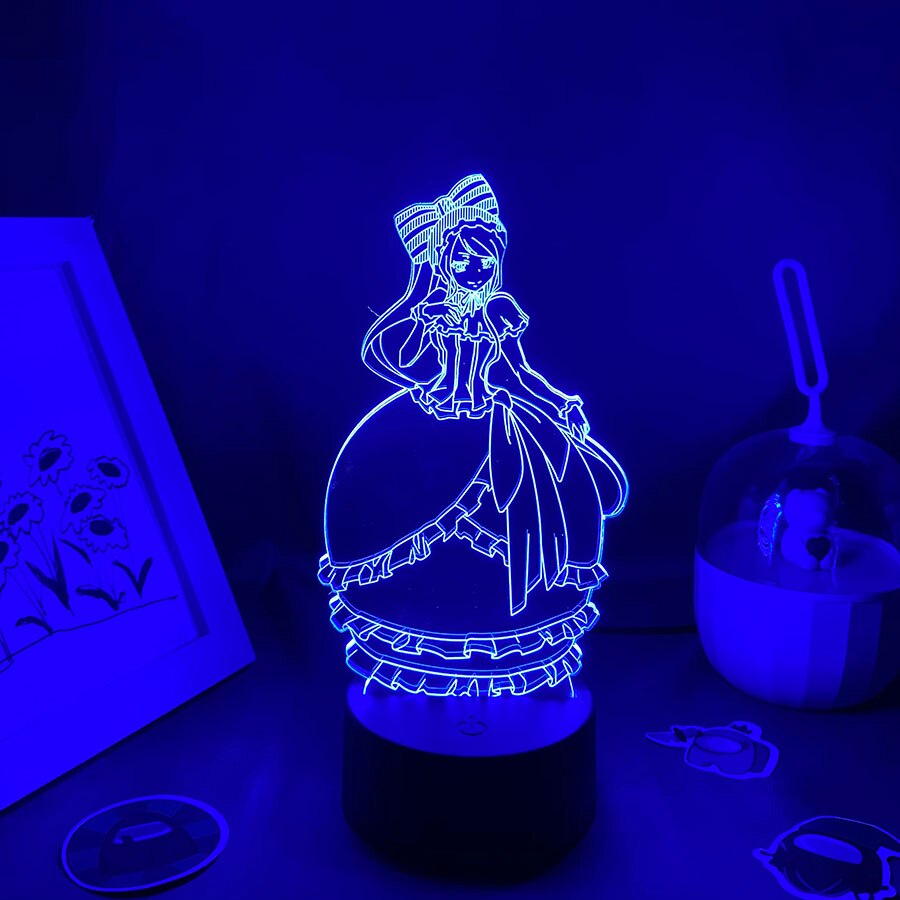 Shalltear Bloodfallen Neon Night Light