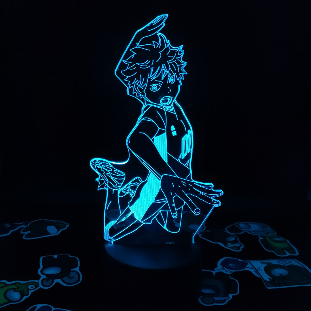 Haikyuu Hinata Shoyo 3D illusion Night light