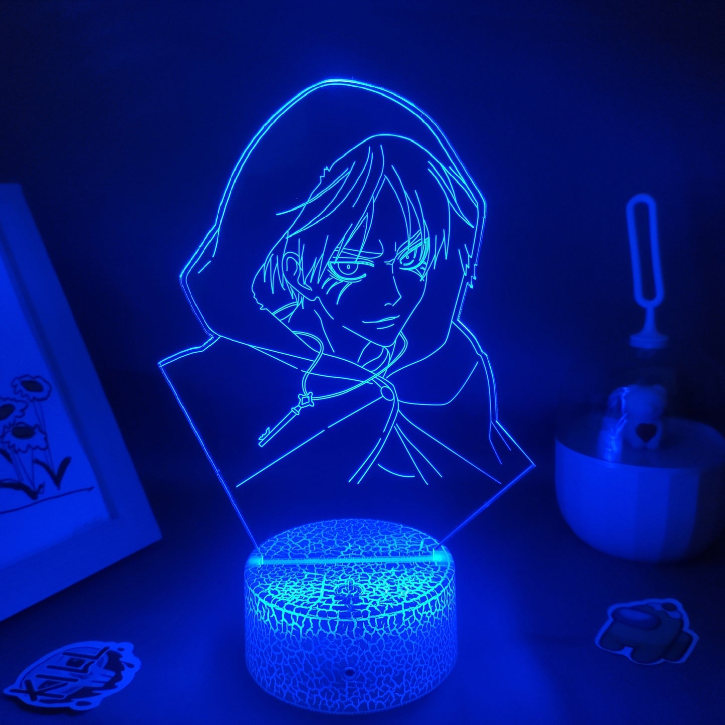 Eren Yeager Attack on Titan Neon Night Lights