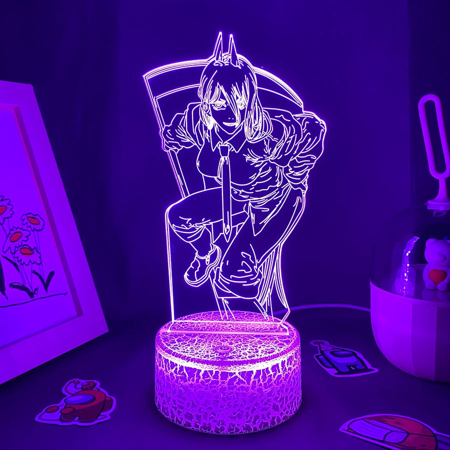 Chainsaw Man Figure Power Lava Lamp