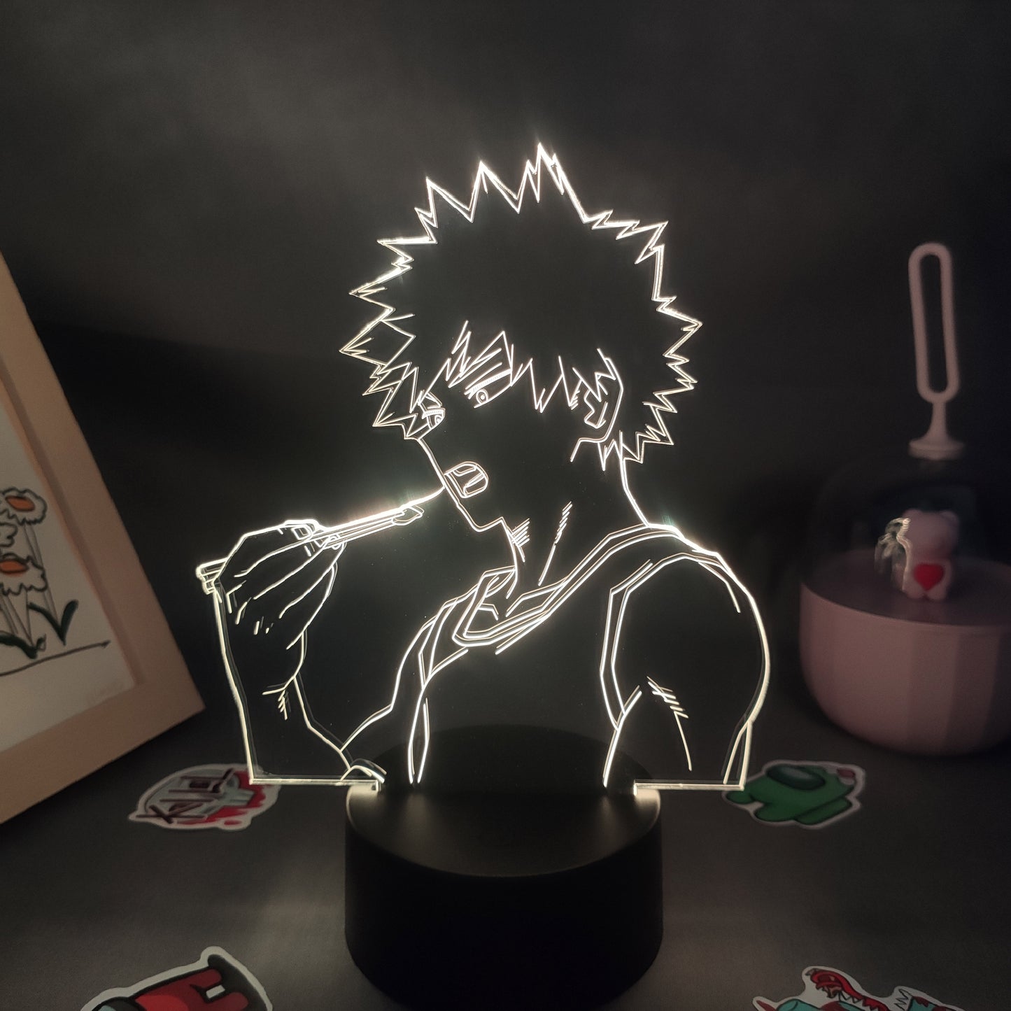 My Hero Academia Figure Katsuki Bakugo 3D Night Lights