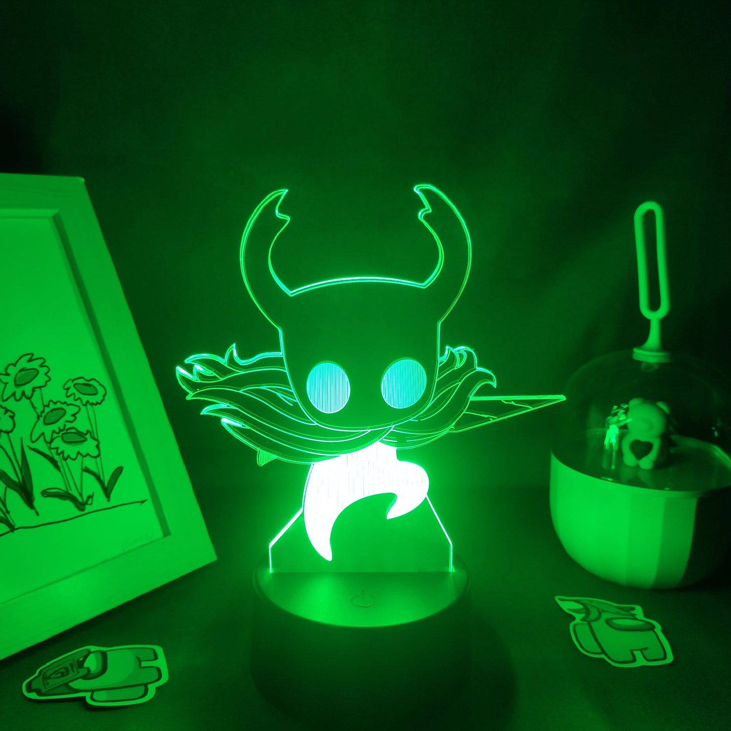 Hollow Knight 3D Neon Night Lights