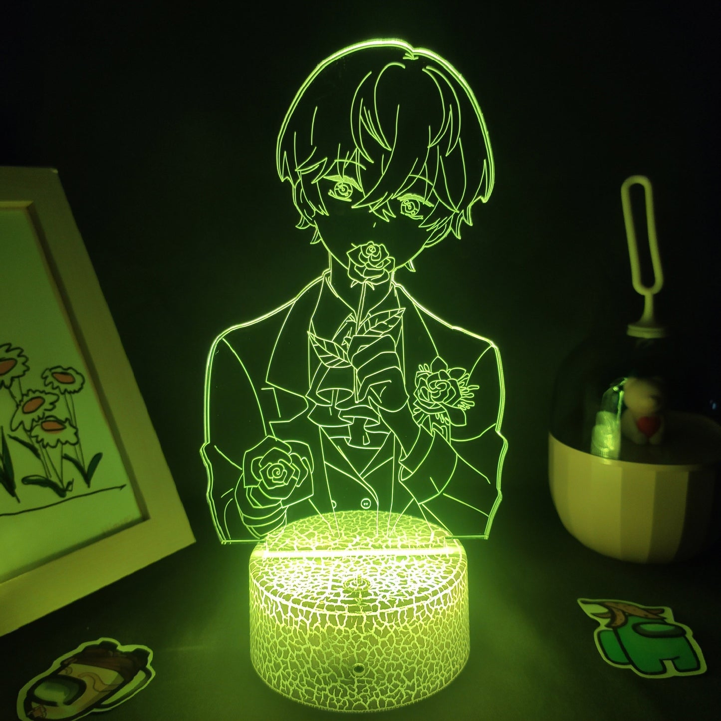 Mystic Messenger Game Figure Zenny 3D Led Lamps