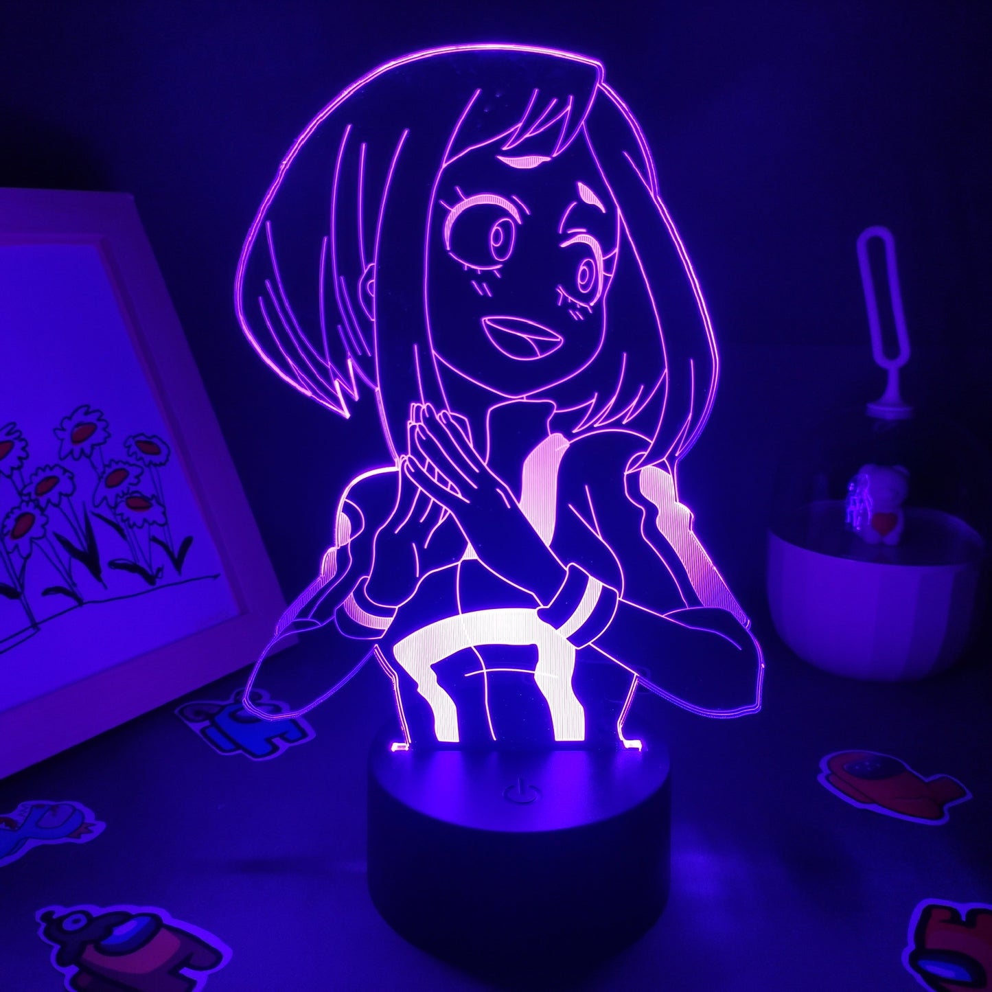 My Hero Academia Figure Ochako Uraraka Lamp