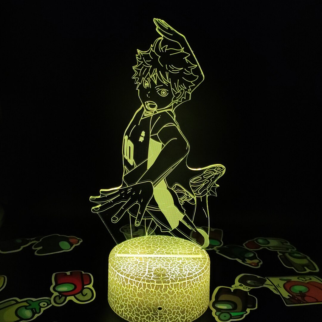 Haikyuu Hinata Shoyo 3D illusion Night light