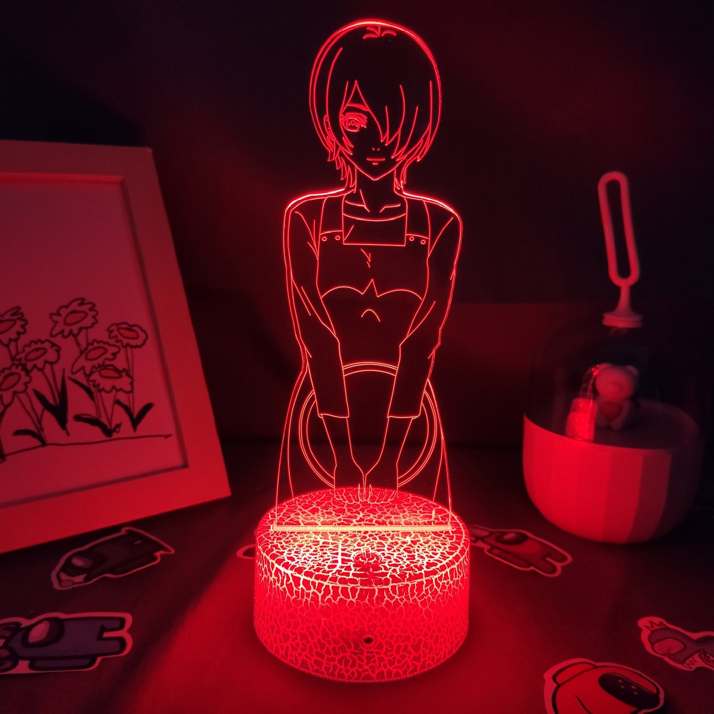 Tokyo Ghoul Touka Kirishima Figure 3D Night Lights