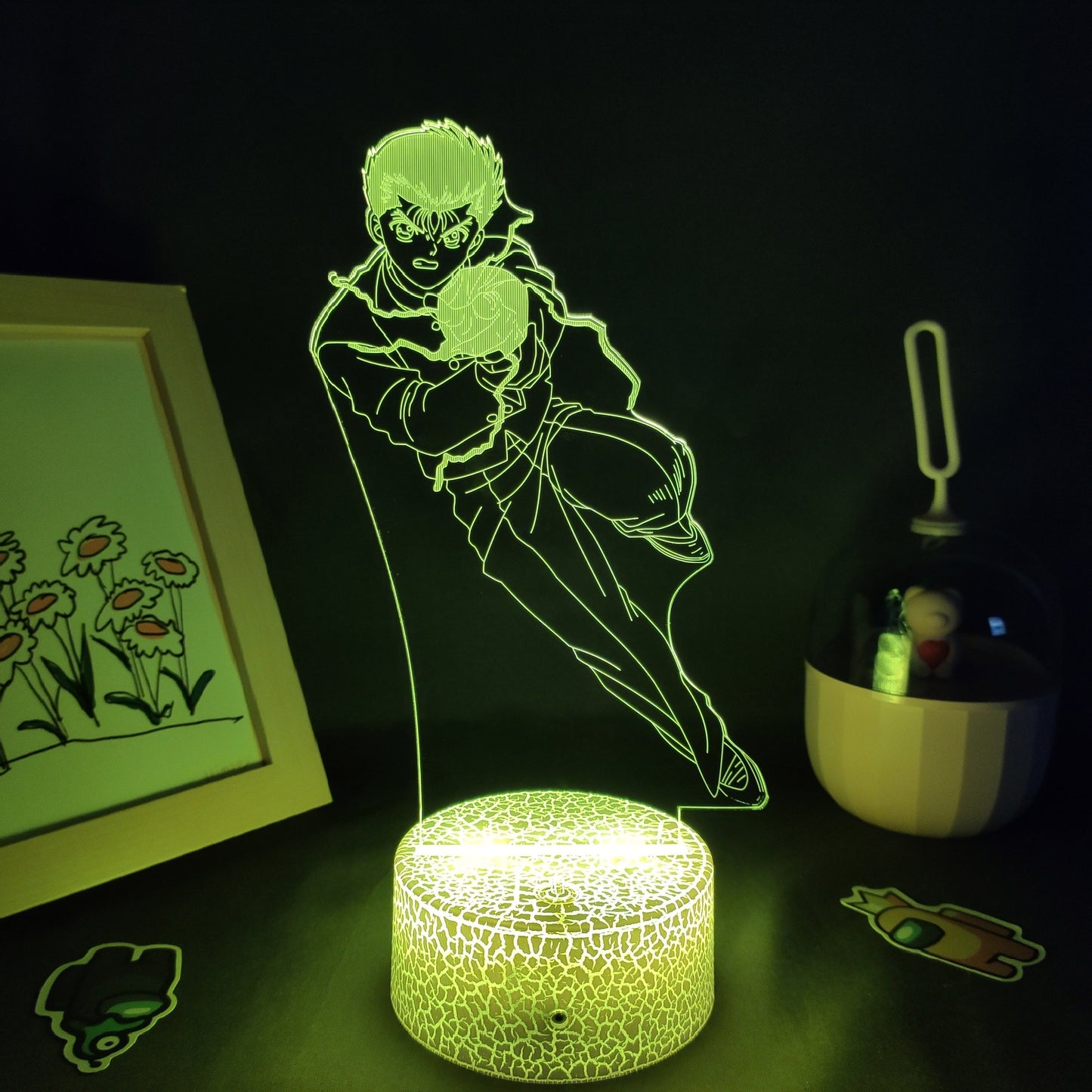 Yu Yu Hakusho Figure RGB Led Neon Battery Night Light