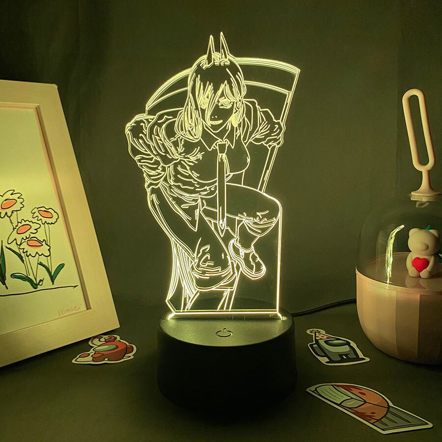 Chainsaw Man Figure Power Lava Lamp