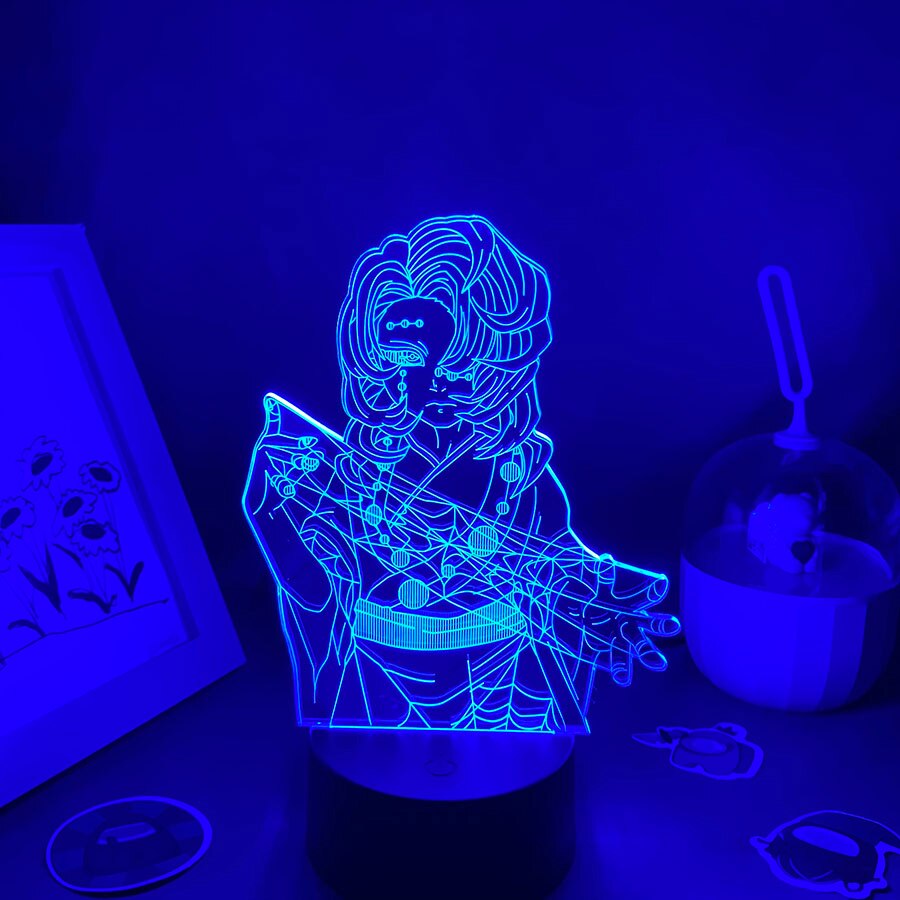 Demon Slayer Figure Spider Demon Rui 3D Lamp