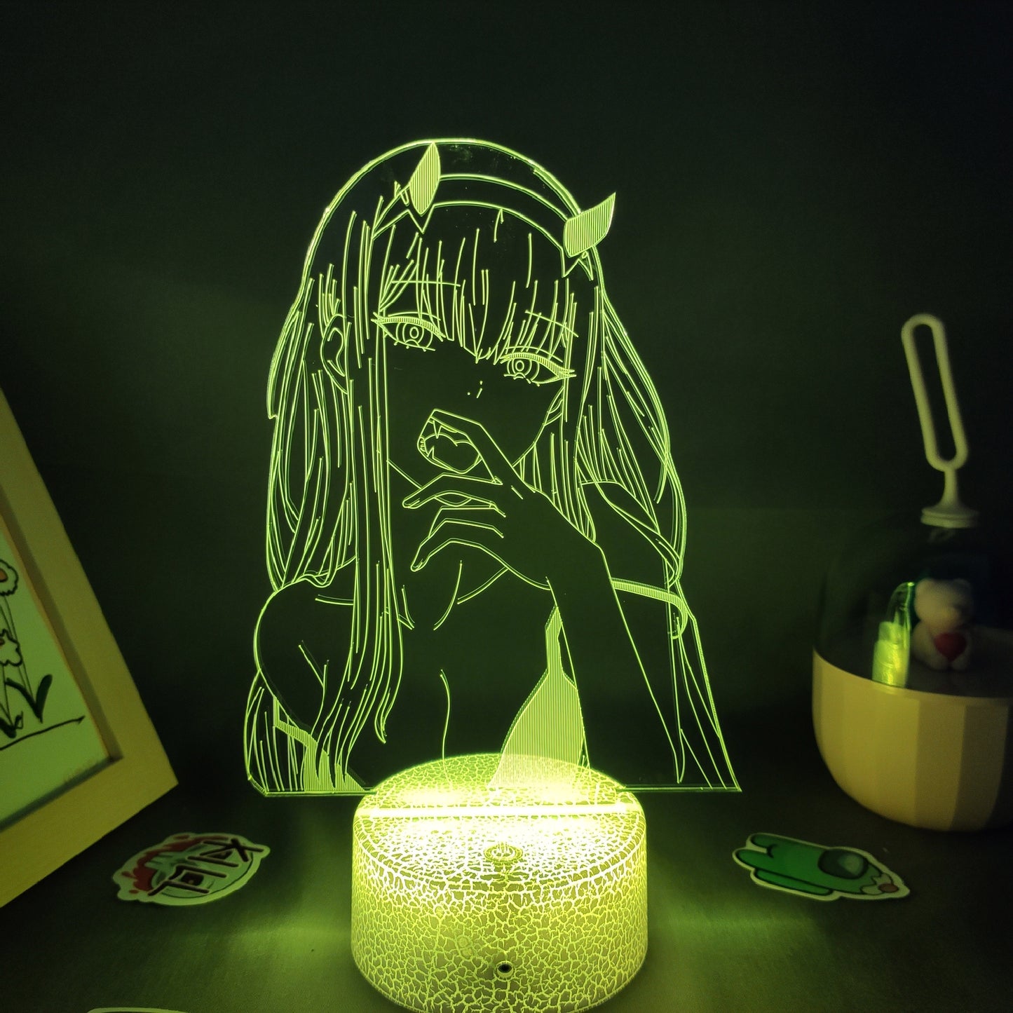 Zero Two Figure 3D LED RGB Night Lights