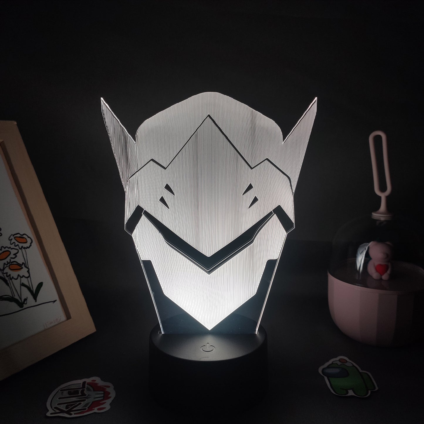 OW Game Figure Shimada Genji 3D Lamps