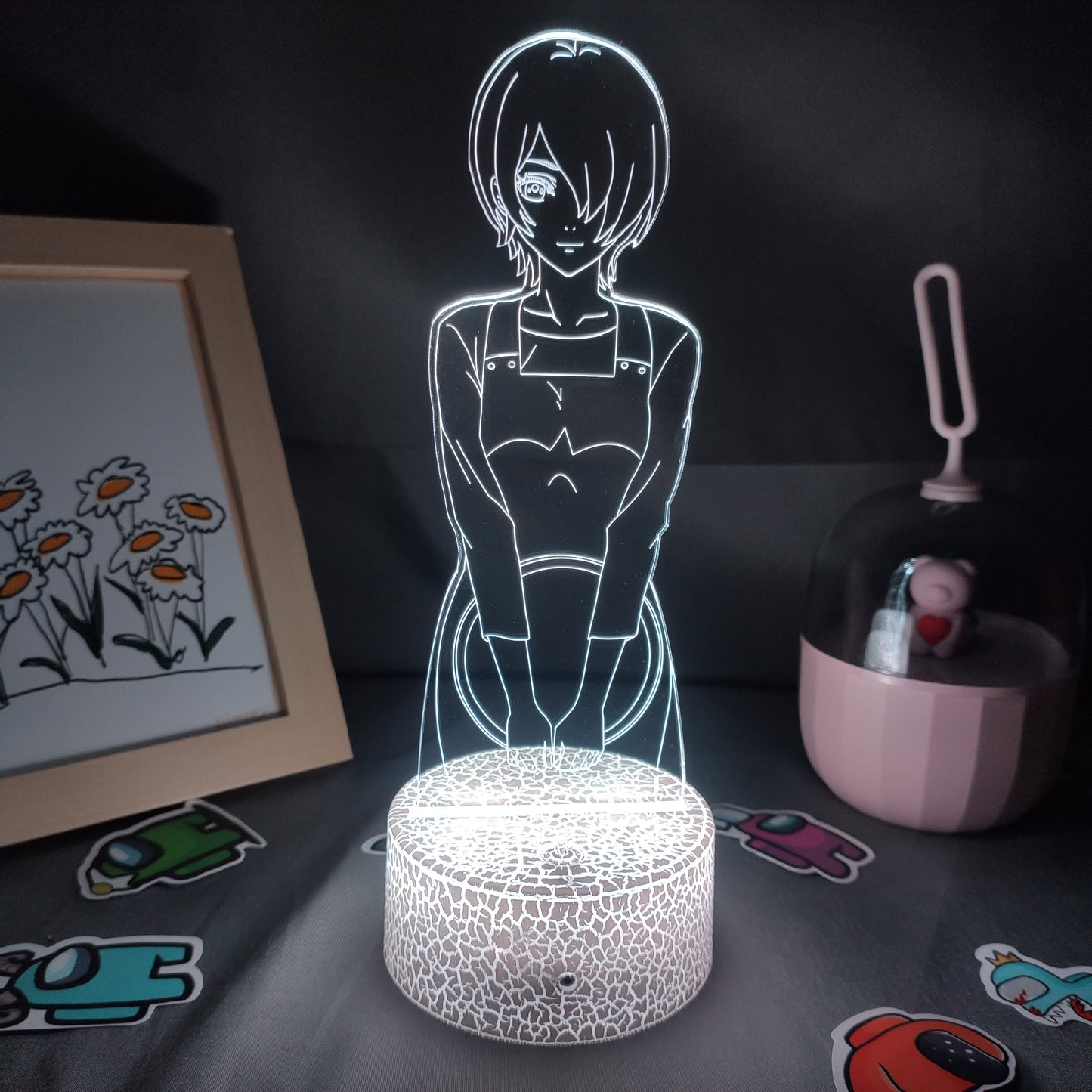 Tokyo Ghoul Touka Kirishima Figure 3D Night Lights