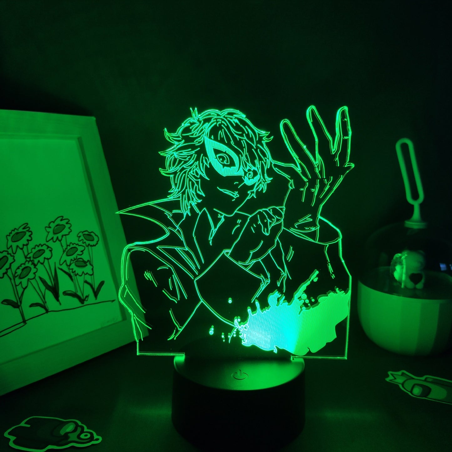 Figure Ren Amamiya 3D Lamp