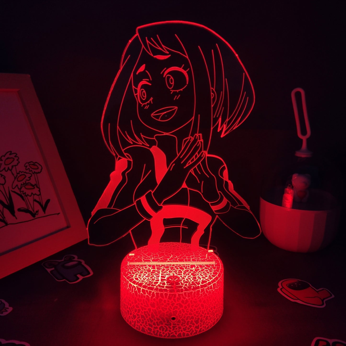 My Hero Academia Figure Ochako Uraraka Lamp