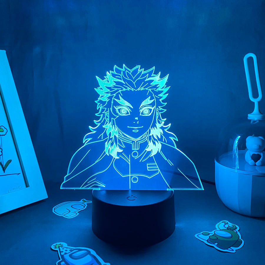 Demon Slayer Figure Kyojuro Rengoku 3D Lamp