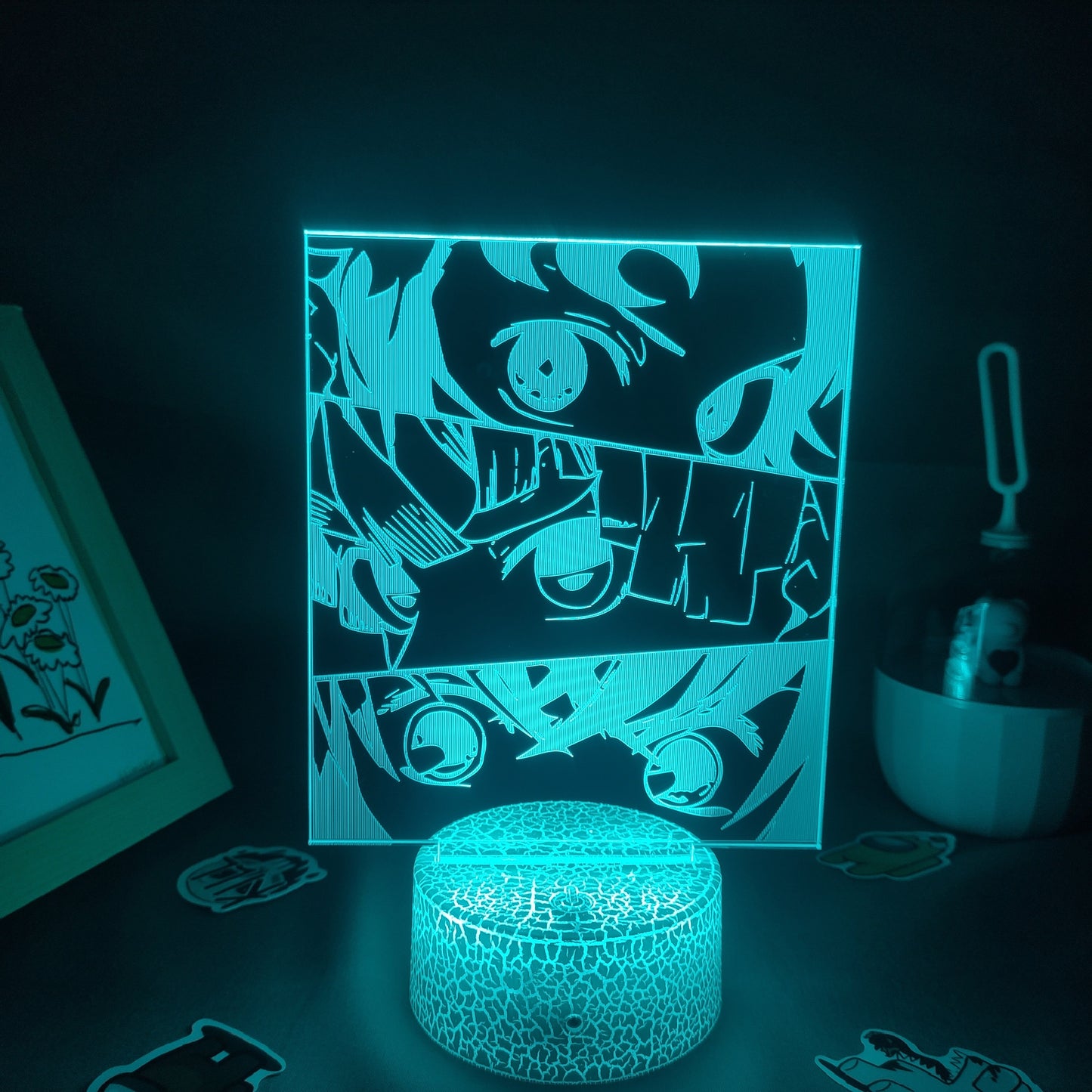 Demon Slayer Figure 3D LED Neon Night Lights