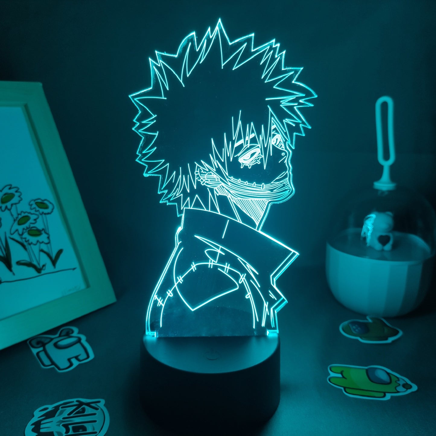 Figure Dabi My Hero 3D Led Night Lights