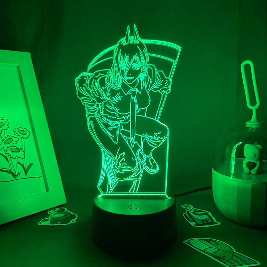 Chainsaw Man Figure Power Lava Lamp