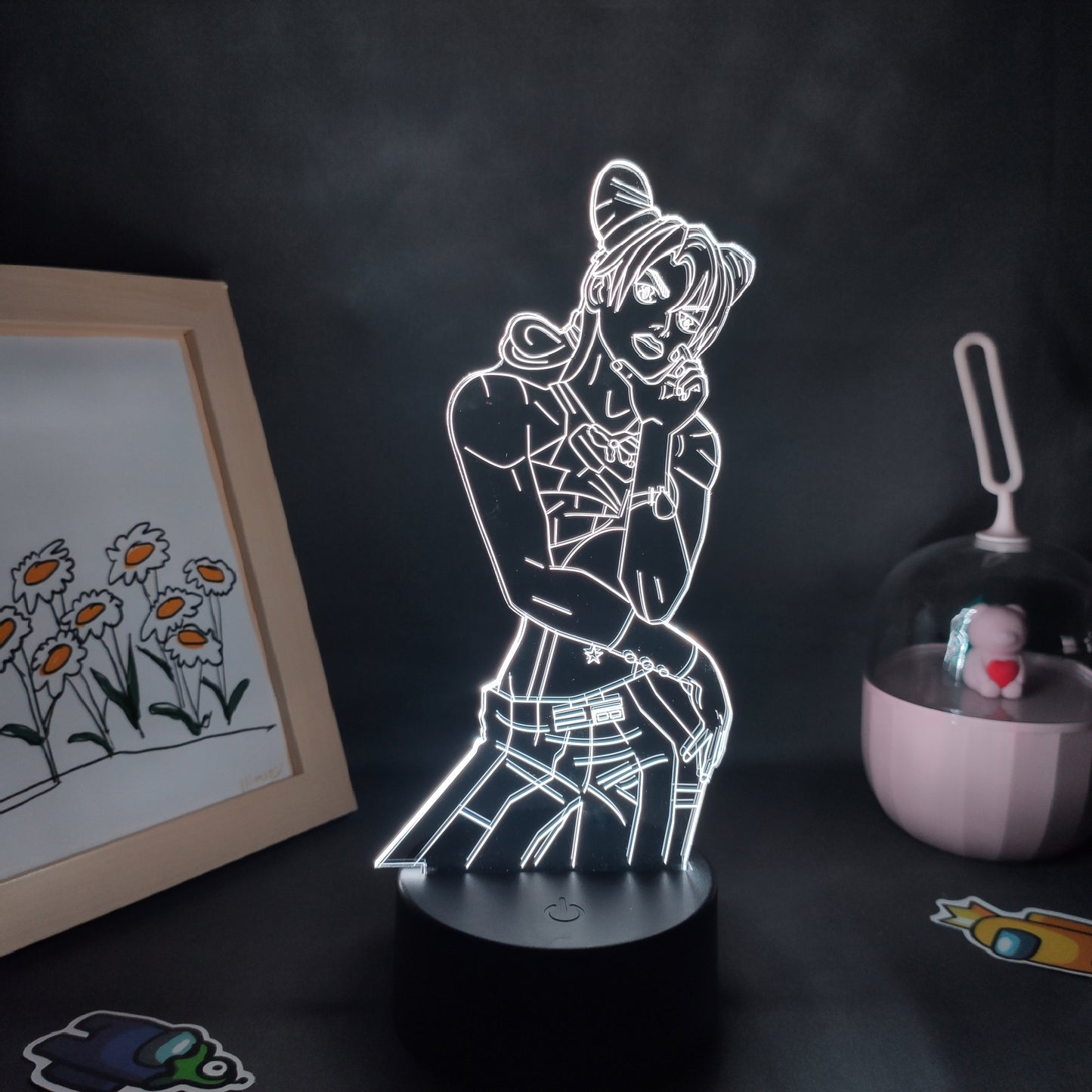 JoJo Bizarre Adventure Figure Jolyne Cujoh 3D Led Lamps