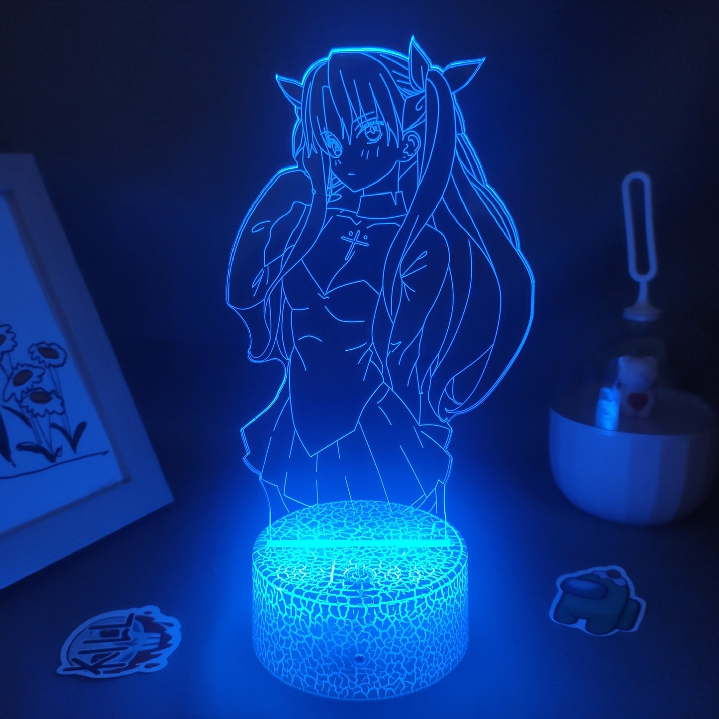 Tohsaka Rin Fate Stay 3D Lava Lamps