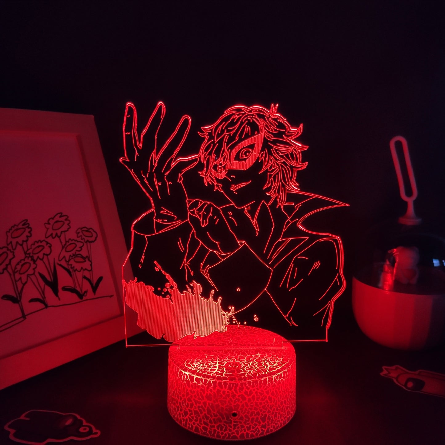 Figure Ren Amamiya 3D Lamp