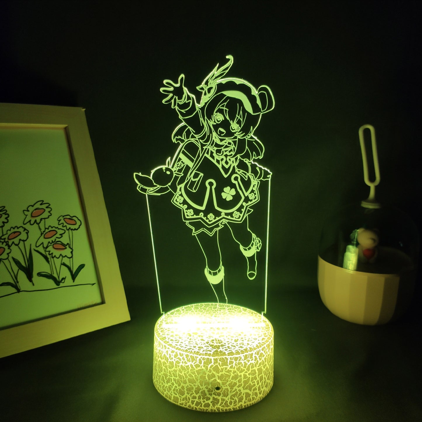 Genshin Impact Game Figure Klee 3D Lava Lamp