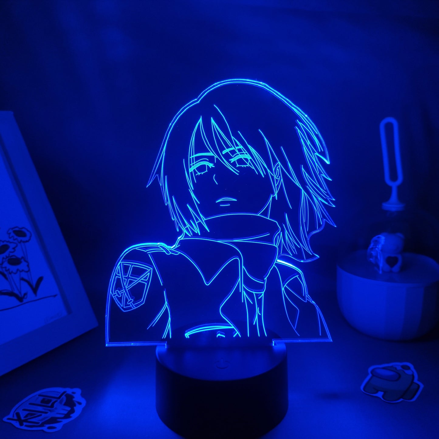 Mikasa Ackerman Attack on Titan 3D Lava Lamp