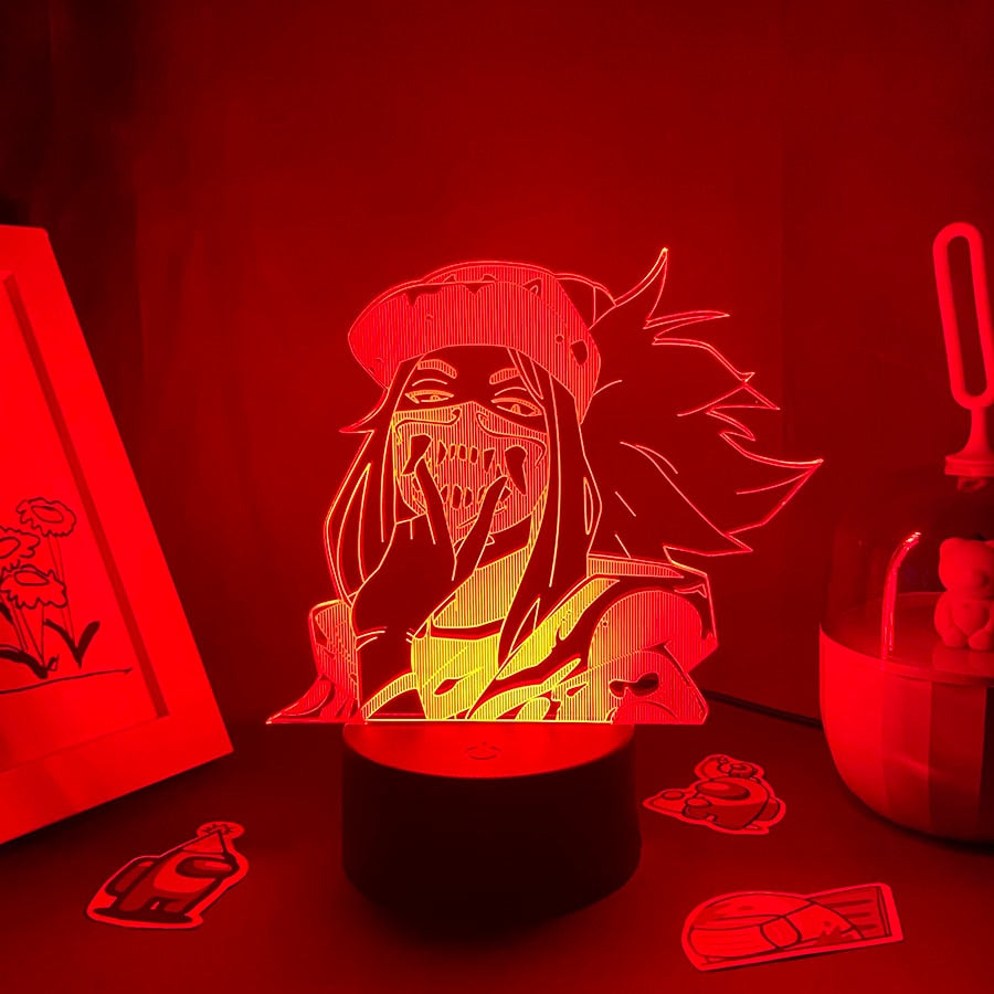 LOL League of Legends لعبة الشكل Akali Rogue Assassin Lava Lamps