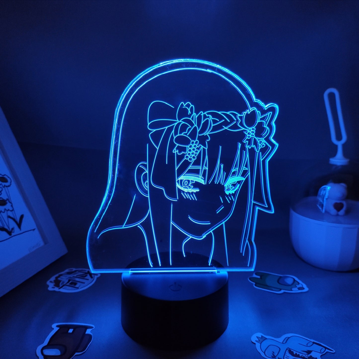 Zero Two 3D LED RGB Night Lights