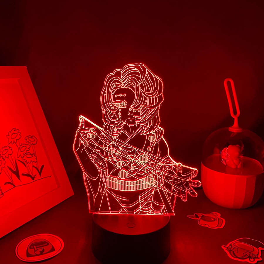 Demon Slayer Figure Spider Demon Rui 3D Lamp