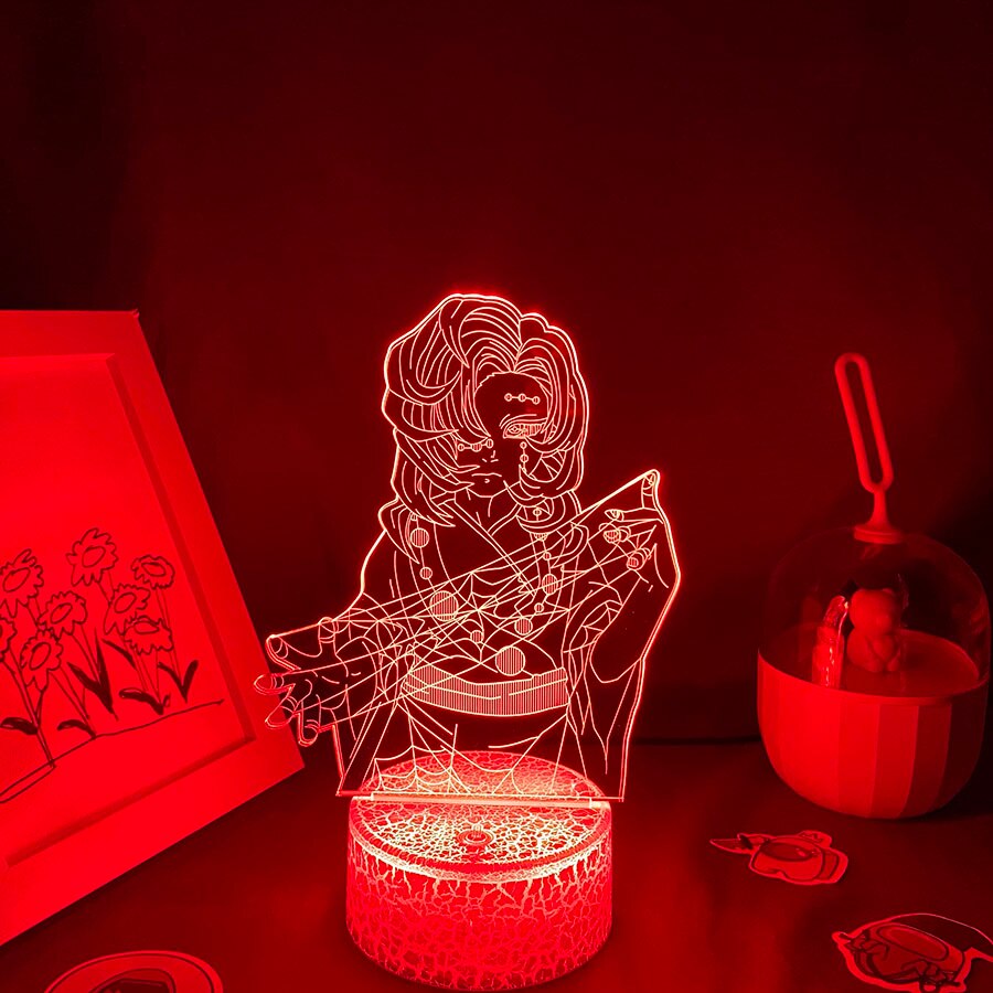 Demon Slayer Figure Spider Demon Rui 3D Lamp