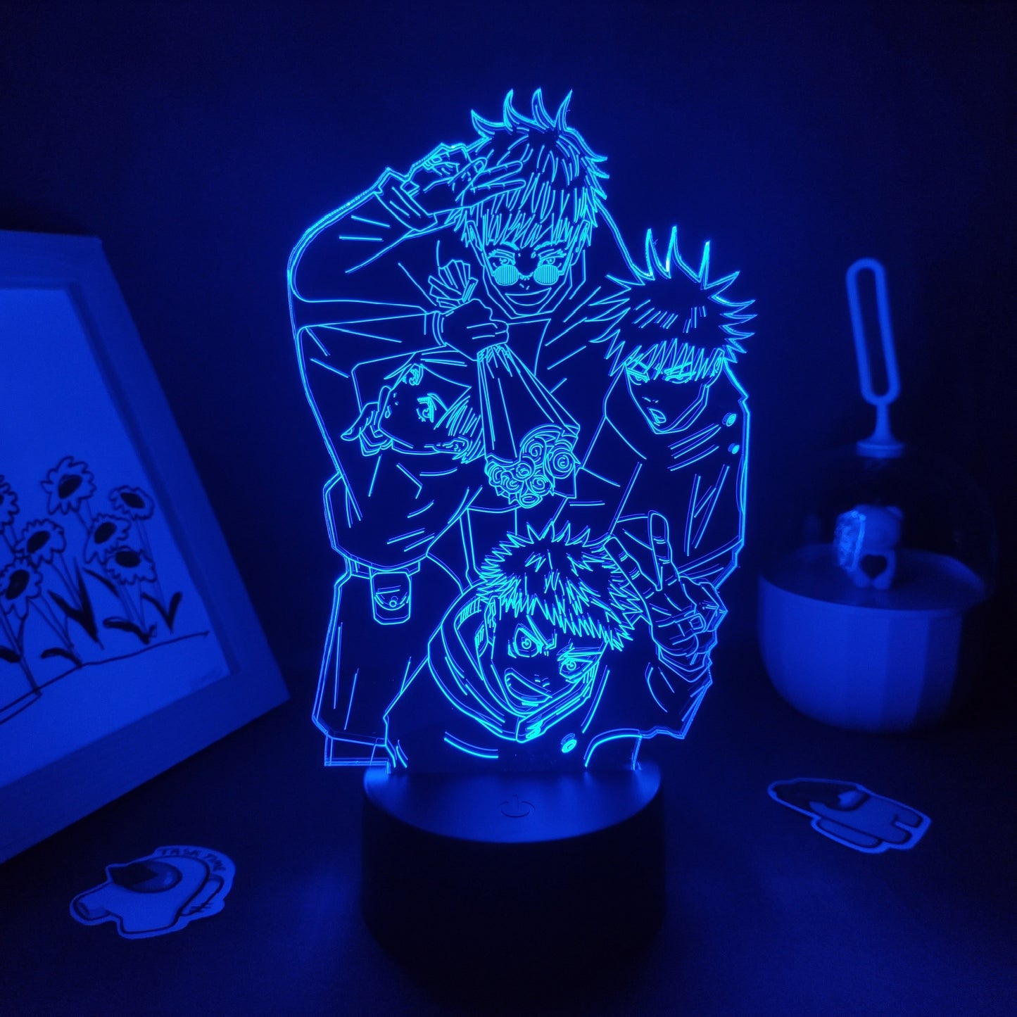 Jujutsu Kaisen Figure Yuji Itadori Gojo Satoru Team Lamps