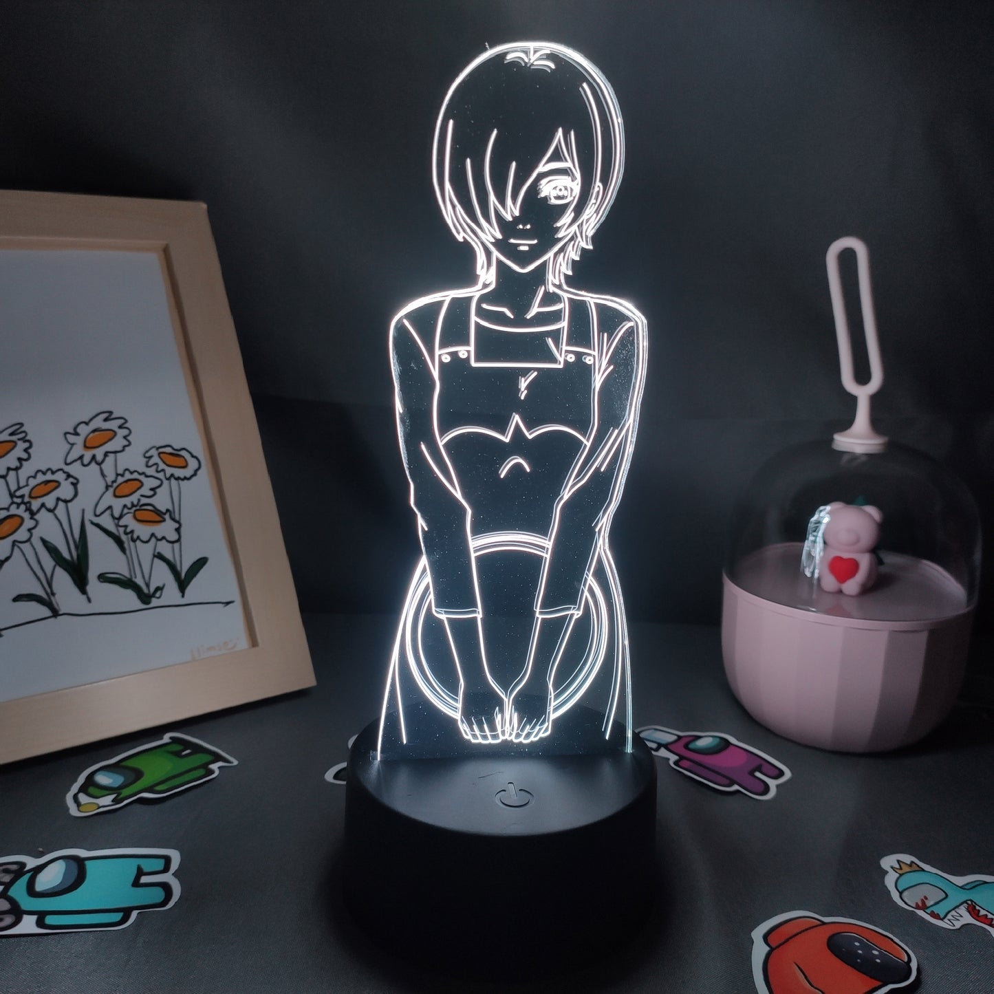 Tokyo Ghoul Touka Kirishima Figure 3D Night Lights