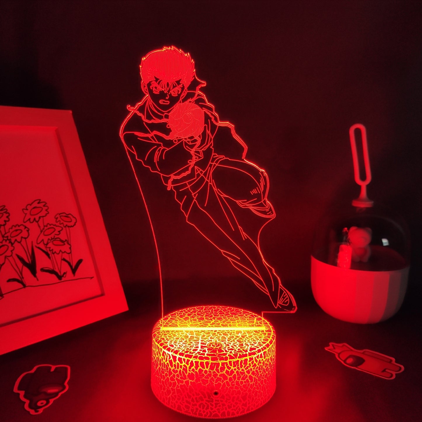 Yu Yu Hakusho Figure RGB Led Neon Battery Night Light